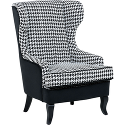 Beliani MOLDE - Fauteuil-Zwart-Polyester