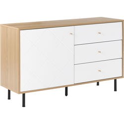 Beliani PALMER - Sideboard-Wit-MDF