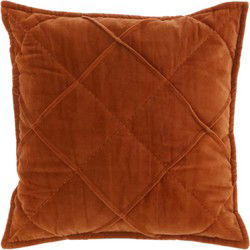 Unique Living - Kussen Doutzen 45x45cm Leather Brown