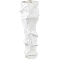 PTMD Vaas Kellie - 15x15x48 cm - Keramiek - Wit