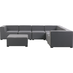 Beliani AREZZO - Loungeset-Grijs-Polyester