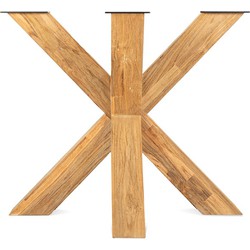 Benoa Spinpoot Eettafel Rond Teak