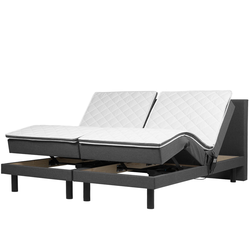 EARL - Tweepersoonsbed - Grijs - 180 x 200 cm - Polyester