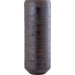 PTMD Bloempot Gerd - 30x30x84 cm - Hout - Bruin