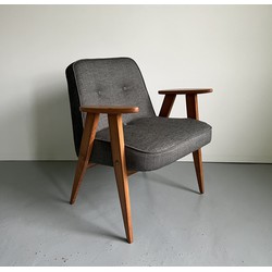 Mid-Century fauteuil 366- grijs