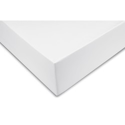 Zo!Home Hoeslaken Satinado fitted sheet White 90 x 210 220 cm
