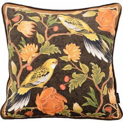 Sierkussen Velvet Iris Bird | 45 x 45 cm | Velvet/Polyester