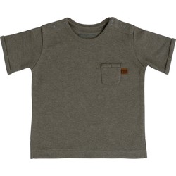 Baby's Only T-shirt Melange - Khaki - 62 - 100% ecologisch katoen