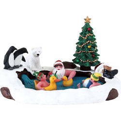 Weihnachtsfigur North pole hot springs - LEMAX