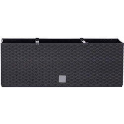 Prosperplast Plantenbak Rato - antraciet - 17 l - 51 x 19 x 18 cm - Plantenbakken