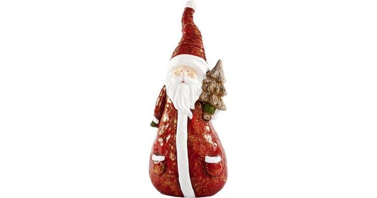 Cosy&Trendy Kerstman met boompje - 25 x 14 x 55 cm