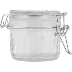 Clayre & Eef Voorraadpot Deksel Transparant Glas