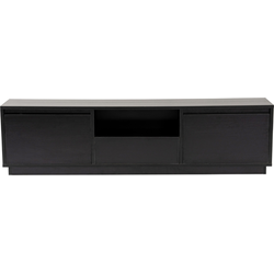 TV-meubel met 3 neerklapbare deuren en 1 open vak L160 cm - VANGUARD