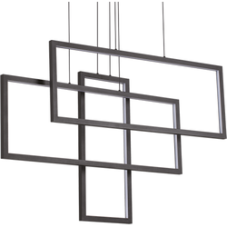 Ideal Lux - Frame - Hanglamp - Aluminium - LED - Zwart