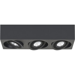 Highlight - Eye - Plafondlamp - LED - 37 x 12  x 8cm - Zwart