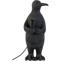 Light & Living - Tafellamp PENGUIN - 21x17x41cm - Zwart