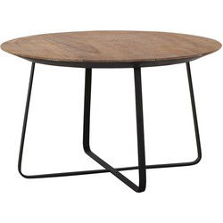 DTP Home Coffee table Neptunes large NATURAL,35xØ60 cm, recycled teakwood