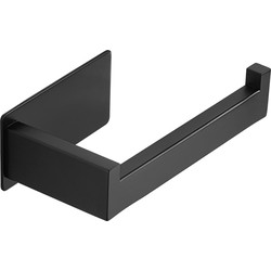 XIVADA WC rolhouder Luca - Zonder Boren - Rvs - Zelfklevend - Zwart
