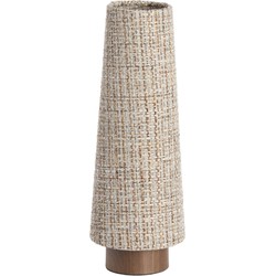 Light & Living - tafellamp - Howie - naturel - textiel - schemerlamp - E27 - 1891382