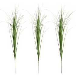 Mica Decorations - 3x stuks - Rietgras kunstplant losse steel - 99 cm - Kunstplanten