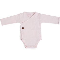 Baby's Only Rompertje lange mouw Melange - Classic Roze - 62 - 100% ecologisch katoen