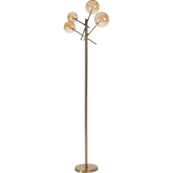 Beliani TAMESI - Staande lamp-Goud-Glas