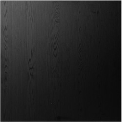 Tafelblad Roan melamine zwart 70 x 70 cm