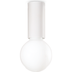 Minimalistische Ideal Lux Petit Plafondlamp - Wit Metaal - E27 Fitting - Moderne Verlichting