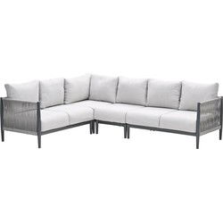 Diamo hoekset - 4-dlg. - carbon black - grey sand - valley sand