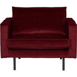 Rodeo Fauteuil Velvet Red