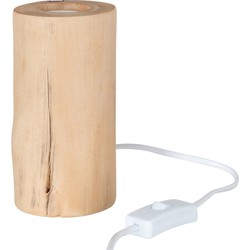 - Socket | hout | naturel | 8.5x8x (h)16 cm