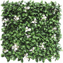 Hoyz Greenery - Kunsthaag Gardenia met witte bloem 50x50 cm UV