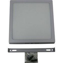 Hofftech Plafonniere - LED - vierkant - 22 cm - wit - plafondlamp - Plafonniere