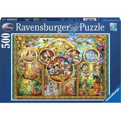 Ravensburger Ravensburger puzzel Most famous Disney characters - 500 stukjes