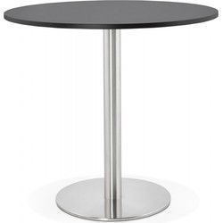 Kleine kantoortafel DALLAS 90x90x75 cm Zwart