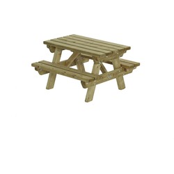 Kinderpicknicktafel 90x90 - Talen Buitenmeubelen