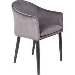 ANLI STYLE Armchair Catelyn Grey