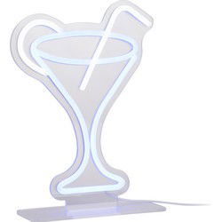Tafellamp Cocktail - Lichtblauw - 21.8x21.8x30cm