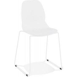 NUMERIK designstoel 54x50x85 cm Wit