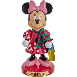 Minnie W-Candy Cane Nutcracker 10 inch