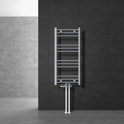 Badkamerradiator Sahara 400 x 800 mm Chroom recht + middenaansluiting