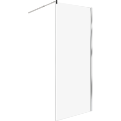 AHAUS - Douchescherm - Zilver - 80 x 190 cm - Veiligheidsglas
