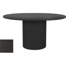 LABEL51 - Eettafel Oliva 150x130x78 cm (+ Uitschuifbaar 50 cm) - Zwart Eiken