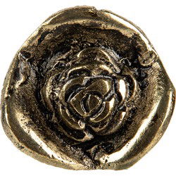Clayre & Eef Deurknop Bloem Ø 3x3 cm Goudkleurig Metaal