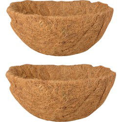 Esschert Design Inlegvel - 2x - kokos - voor hangmand - ca. 30 cm - Plantenbakken