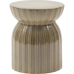 Riviera Maison Sintra End Table, dia 35 cm, urban olive