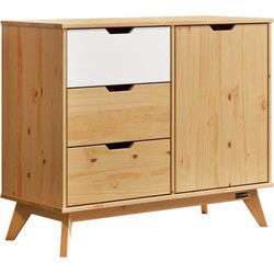 Dressoir Borneo Natuur Grenenhout 96x40x79cm FSC gecertificeerd