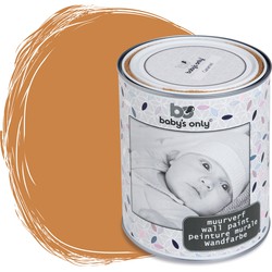 Baby's Only Muurverf mat voor binnen - Babykamer & kinderkamer - Caramel - 1 liter - Op waterbasis - 8-10m² schilderen - Makkelijk afneembaar