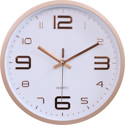 LW Collection LW Collection Keukenklok Xenn1 rosé wit 30cm - wandklok stil uurwerk
