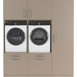 Wasophoogte Wasmachine Kast Kyoto – Perle Taupe